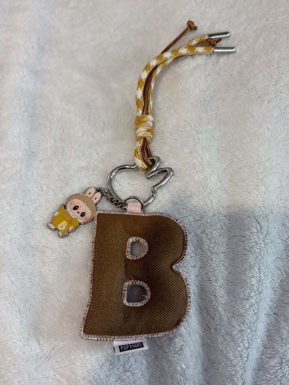 Pop Mart The Monsters Pin For Love Alphabet Series Labubu Letter B Plush